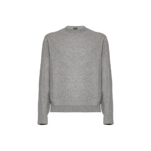 Ermenegildo Zegna Серые Мужские Свитера