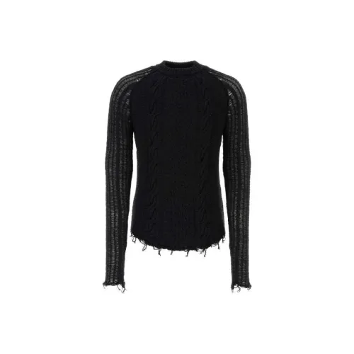 BALMAIN Черные Мужские Свитера