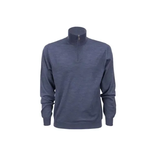 FEDELI Синий Мужской Свитеры