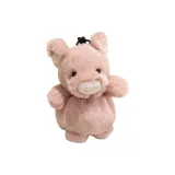 Коллекция сумок Bean с брелком - розовый, свинья