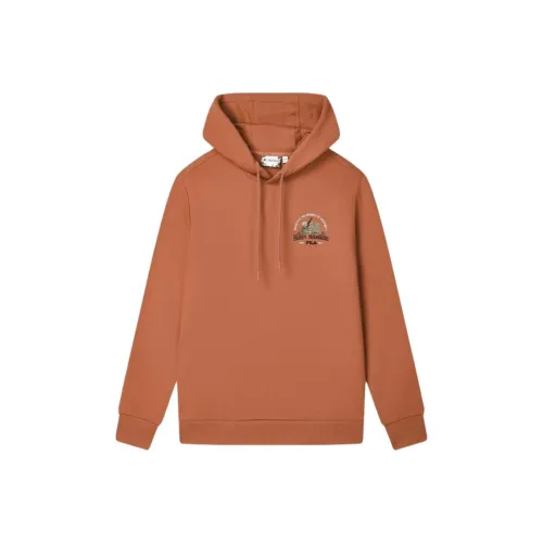 FILA x LUSUO Толстовка Мужской Закат Красота Апельсин