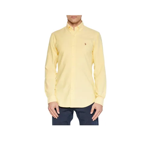 Polo Ralph Lauren SS24 Рубашка Мужская Желтая