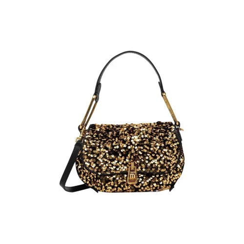 COCCINELLE Сумка через плечо из телячьей кожи сумка обычного размера женская черная