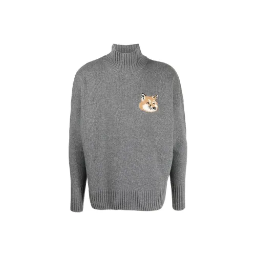 Maison Kitsune Carbon Gray Мужские Свитера