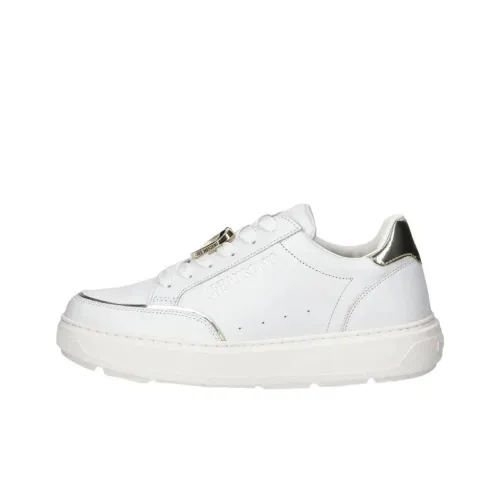 LOVE MOSCHINO Низкие кроссовки для скейтбординга Женские Белые