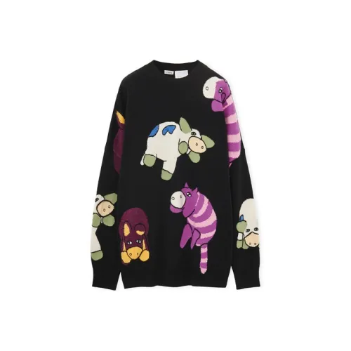LOEWE X Howl's Moving Castle SS23 Свитер Унисекс Черный