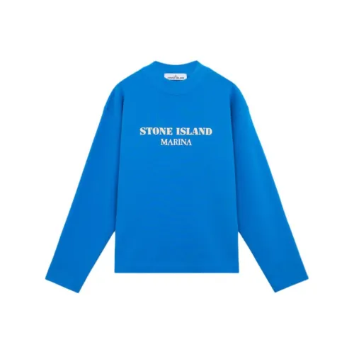 Stone Island Marina Ярко-Синий Мужские Толстовки