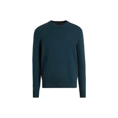 Ermenegildo Zegna Синий Мужской Кашемировые Свитера