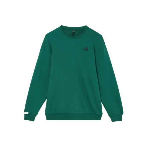 Adidas Свитшот Унисекс Лесной Зеленый