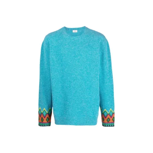 ETRO Мужские Синие Свитера