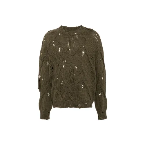 ANDERSSON BELL Collaboration FW24 Свитер Мужской Хаки Зеленый