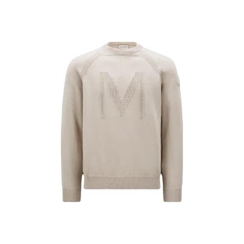 MONCLER Бежевые Мужские Свитера