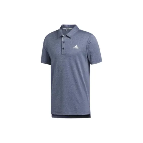 Adidas ADVANTAGE NOVELTY Поло Мужское Коллегиальный Морской Синий Белый