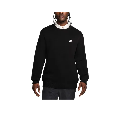 Nike Club Crew Свитер Мужской Черный