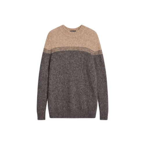 K BOXING Свитер Мужской Fern Коричневый Кофейный