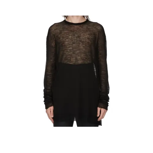 RICK OWENS совместный бренд RO SS24 Свитер Мужской Черный