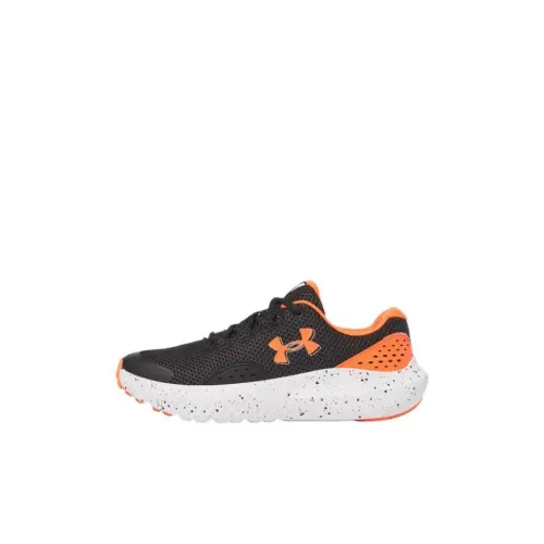 Under Armour Surge 4 Low Топ Детские Беговые Кроссовки Черный Детский