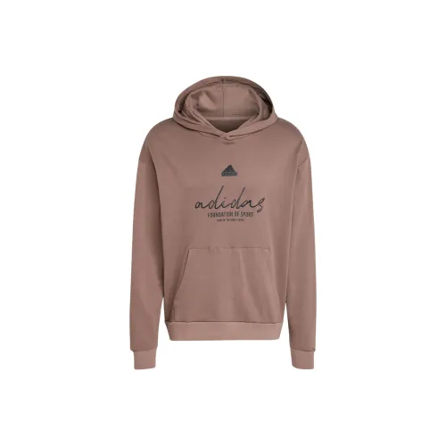 Adidas BRAND LOVE FRENCH TERRY Свитшот Свитшот Унисекс Темно-коричневый