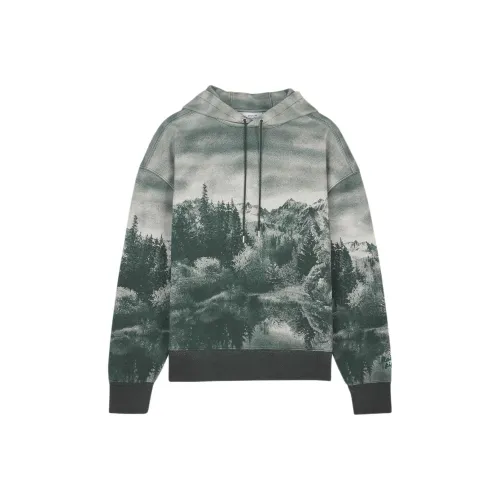 Maison Kitsune FW24 Свитшот Мужской Зеленый