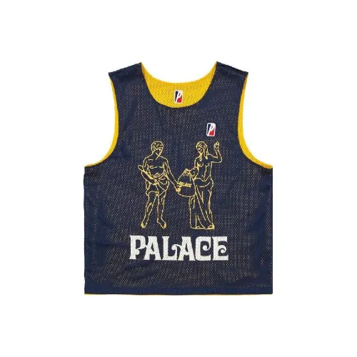 Дворцово-синие желтые унисекс майки