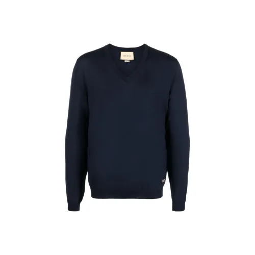 GUCCI SS23 Свитер Мужской Морской Синий