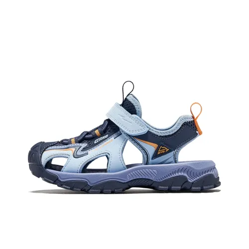 ERKE KIDS Джунгли 2 противоскользящий дышащий отводящий влагу низкий топ детские повседневные туфли чернильно-синий Light oxygen синий