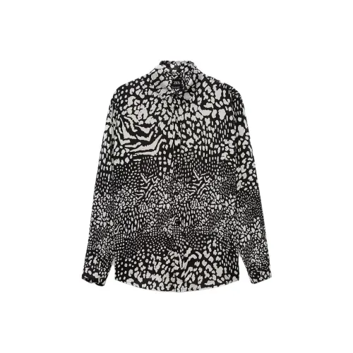 ZARA Мужские черные рубашки