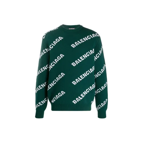 Balenciaga Зеленые Мужские Свитера