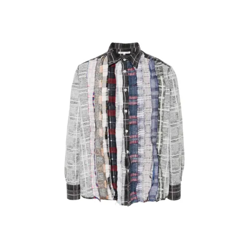 Needles Collaboration Серые Мужские Рубашки