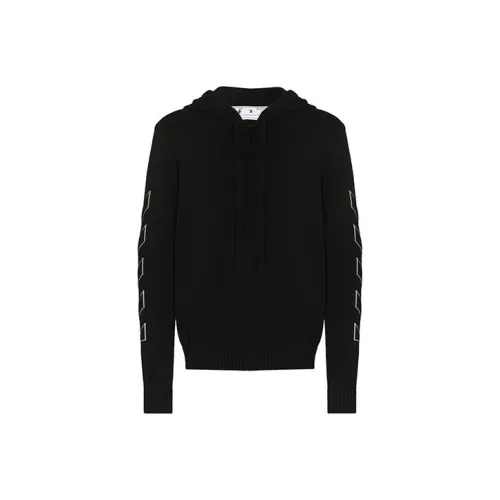 Off Белый FW21 Черный Мужской Трикотаж