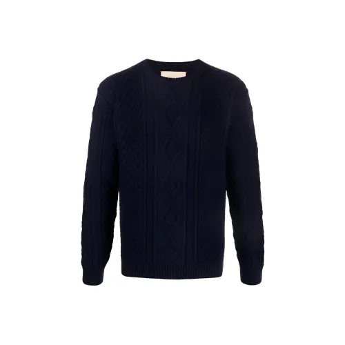 GUCCI Темно-синие мужские свитеры