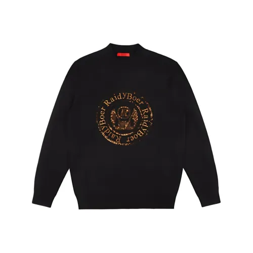 Raidy Boer Черные Мужские Свитера