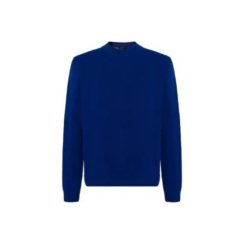 VERSACE Синие Унисекс Свитера