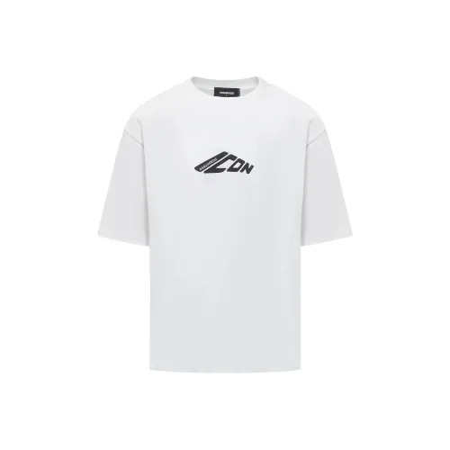 DSQUARED 2 Белый Мужской T-Рубашки