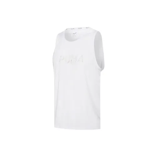 PUMA Белые Майки для бега для мужчин