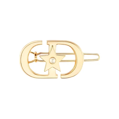 DIOR Смола Заколки для волос Женские Золото