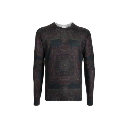 ETRO Многоцветные Мужские Кашемировые Свитера