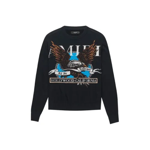 AMIRI Черные Мужские Кашемировые Свитера