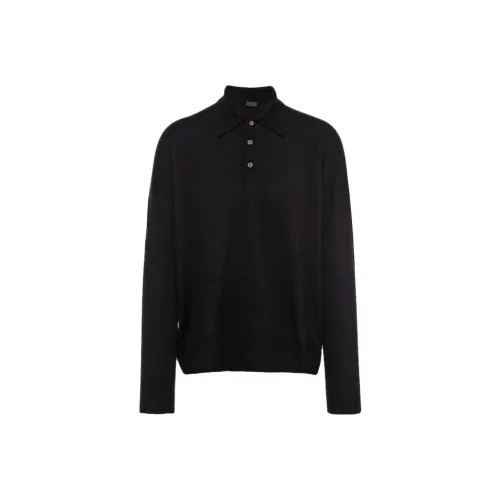 PRADA Мужские черные свитеры