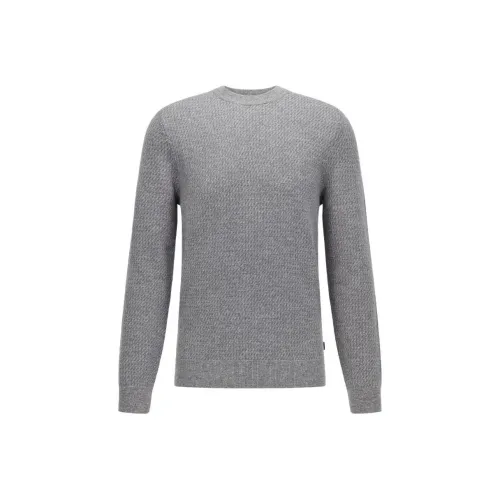 Hugo Boss Серые Мужские Свитера