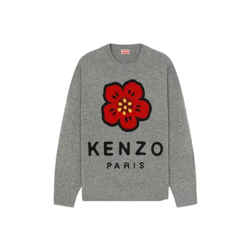 KENZO Boke Flower Series Серые Мужские Свитера