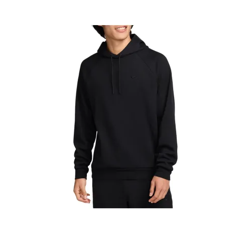 nike Dri FIT UV Пуловер Универсальный Толстовка Толстовка Унисекс Черный