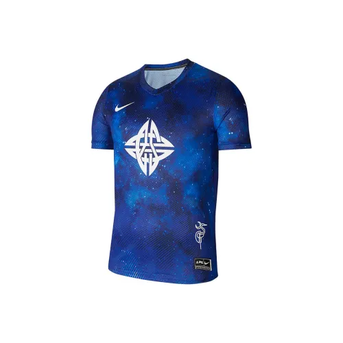 Nike x LPL T-Shirt Мужской Бирюзовый Синий