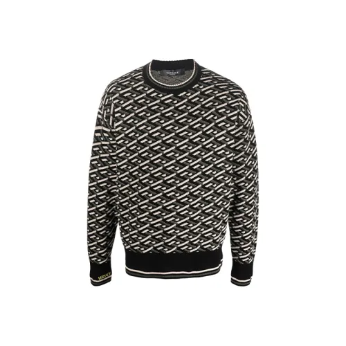 VERSACE Зеленые Мужские Свитера