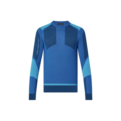 LOUIS VUITTON FW21 Свитер Мужской Синий