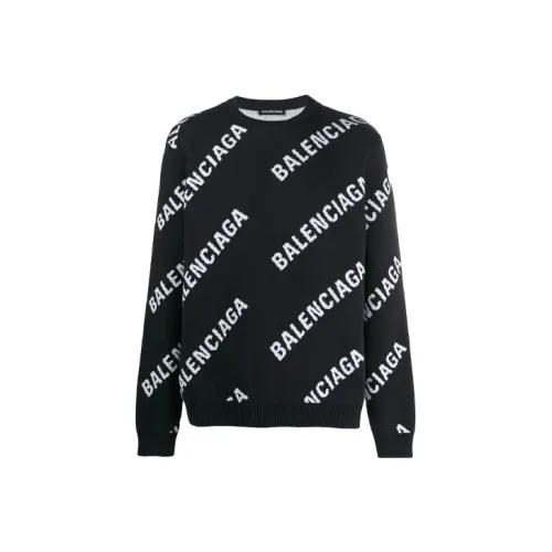 Balenciaga Мужские черные свитеры