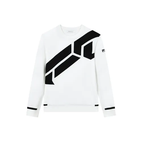 FILA ATHLETICS Нефритовый Белый Мужские Свитера