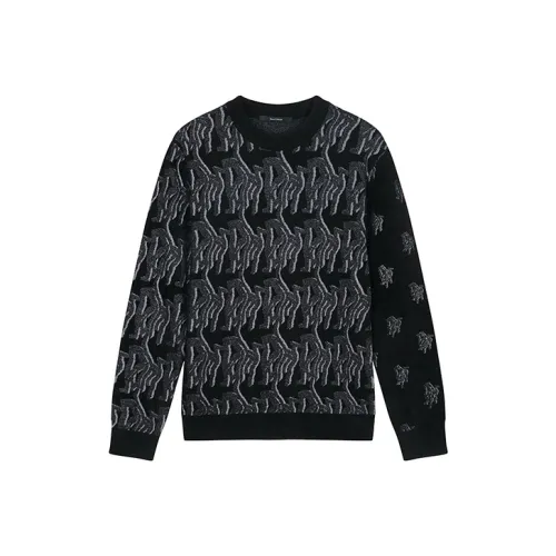 DAVID NAMAN Черные Мужские Свитера