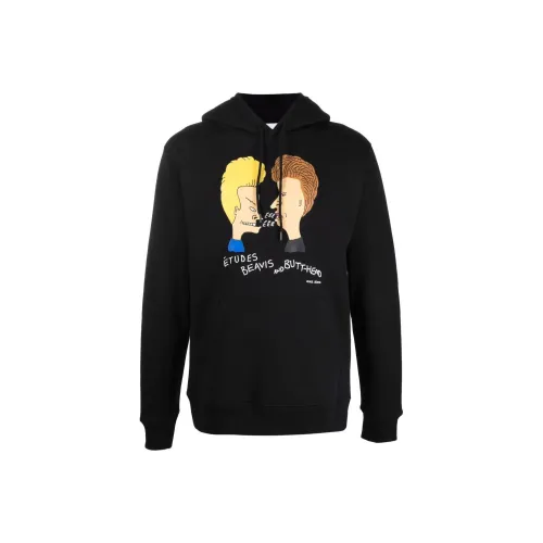 Études x Beavis And Butthead Толстовка Мужская Черная