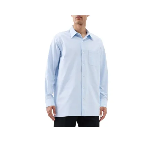 THE ROW Небесно-голубой Мужские Рубашки